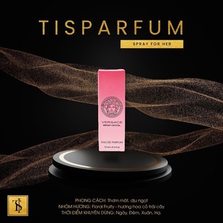 [Mùi mới] Nước hoa Versace Bright Crystal ( Versace Hồng ) dạng lăn mini 12ml Tisparfum