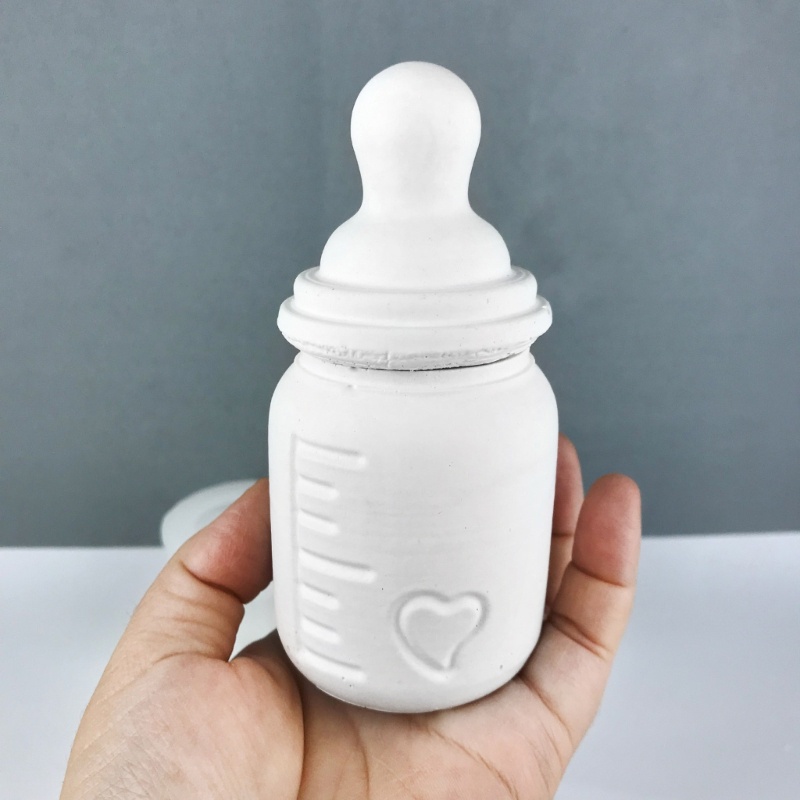 Khuôn Silicone Làm Bình Sữa 3D Diy Tiện Dụng