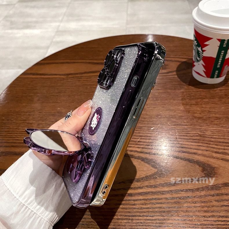 Ốp Điện Thoại Tráng Gương Mạ Điện Sang Trọng Cho Iphone 14 13 12 11 Pro Max 14Plus
