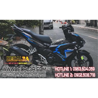 Tem winner x v3 chỉ xe đen