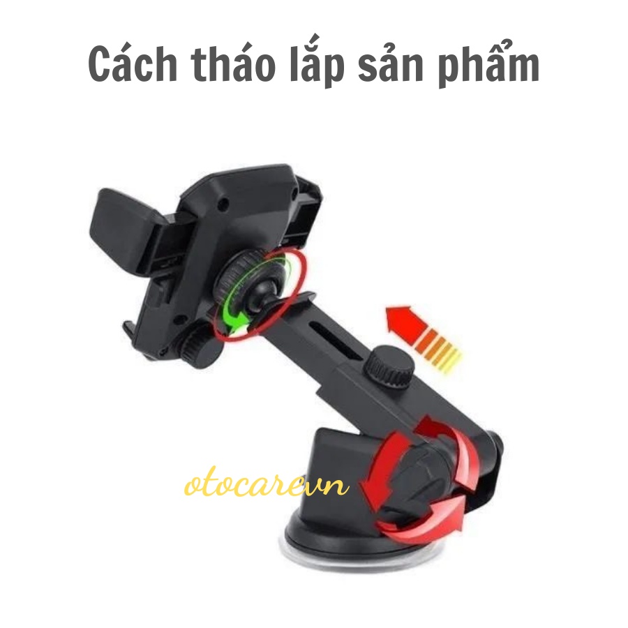 Giá đỡ điện thoại trên xe hơi có hít nam châm cao cấp, đặt taplo hoặc hít kính xe tiện dụng