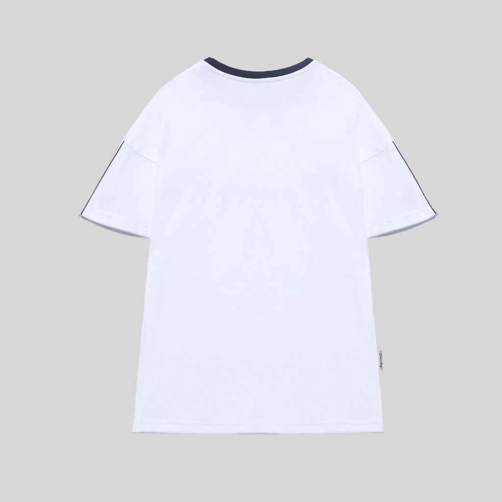 Áo phông unisex tay lỡ form rộng thun basic chất cotton thoáng mát thấm hút mồ hôi GINDY local brand A014