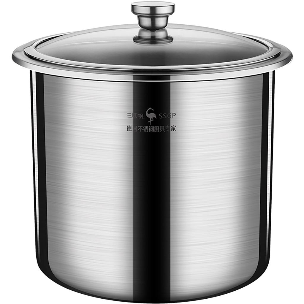 Thùng Đựng Gạo 10kg Thông Minh Inox 304 Nắp Kính Cao Cấp SSGP LUX