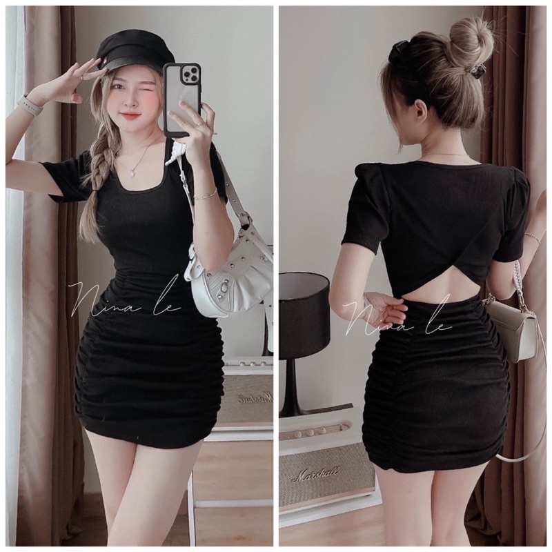 ĐẦM ÔM BODY NHÚN LƯNG KHOÉT XINH DNX4 | BigBuy360 - bigbuy360.vn