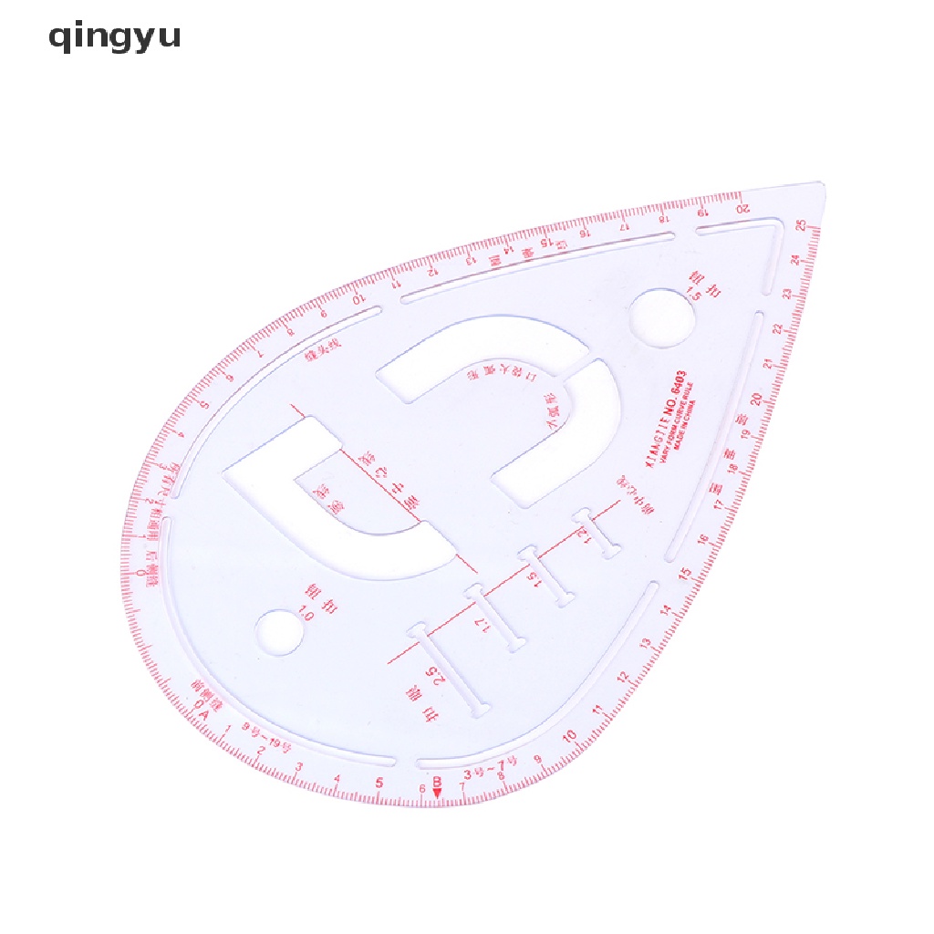 Qingyu Bộ 7 Thước Cong Vẽ Tranh Đa Chức Năng Cho Thợ May