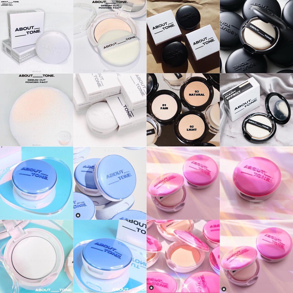Phấn Phủ Eglips About Tone Blur Powder Pact 9g