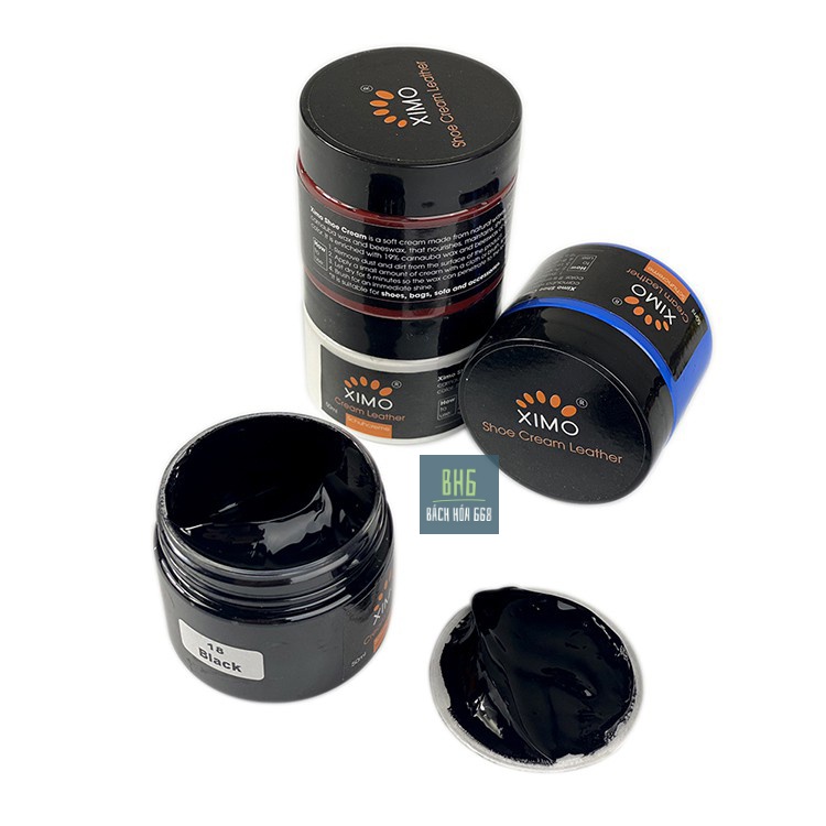 Xi Kem Đánh Giày Leather Cream (50ml) Chuyên Sửa Chữa Vết Bong Tróc Giày Da, Túi Ví, Áo, Ghế Da
