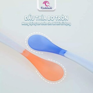 Thìa mềm báo nóng ăn dặm Munchkin