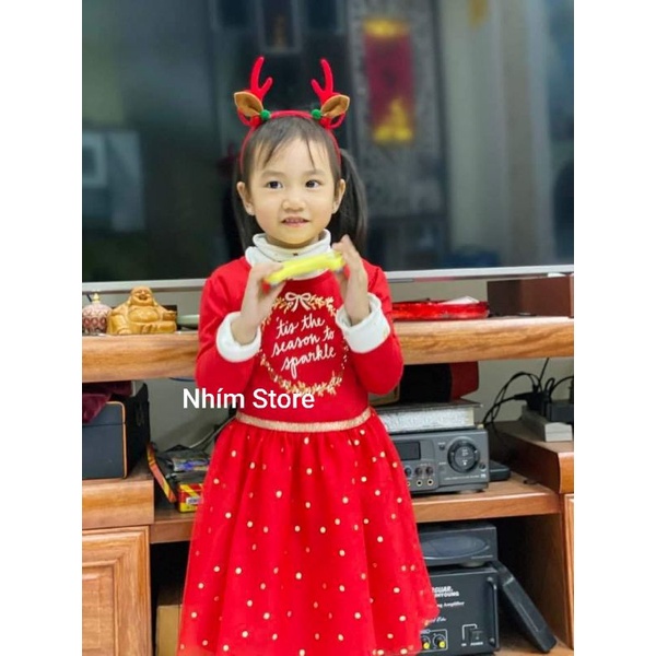 VÁY/ĐẦM CHO BÉ DIỆN NOEL, TẾT