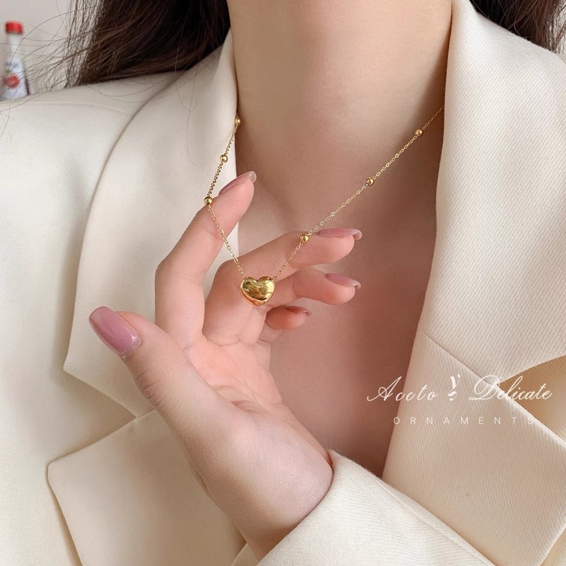 Nhiều mẫu- Dây chuyền tim đính đá