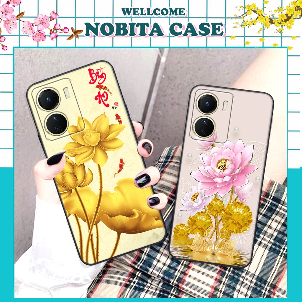 Ốp VIVO Y16 2022 in hình 3D thư pháp,tài lộc ,bình an,bền,đẹp