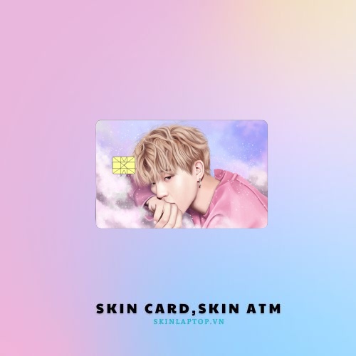 Miếng Dán Thẻ Card Kpop BTS | SKIN ATM, Thẻ Xe, Thẻ Chung Cư Trang Trí - Chất Liệu Decal Vinyl Chống Nước