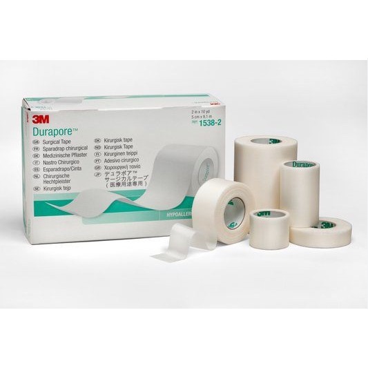 BĂNG KEO LỤA 3M DURAPORE 1538-0 (1.25CM X 9.1M)