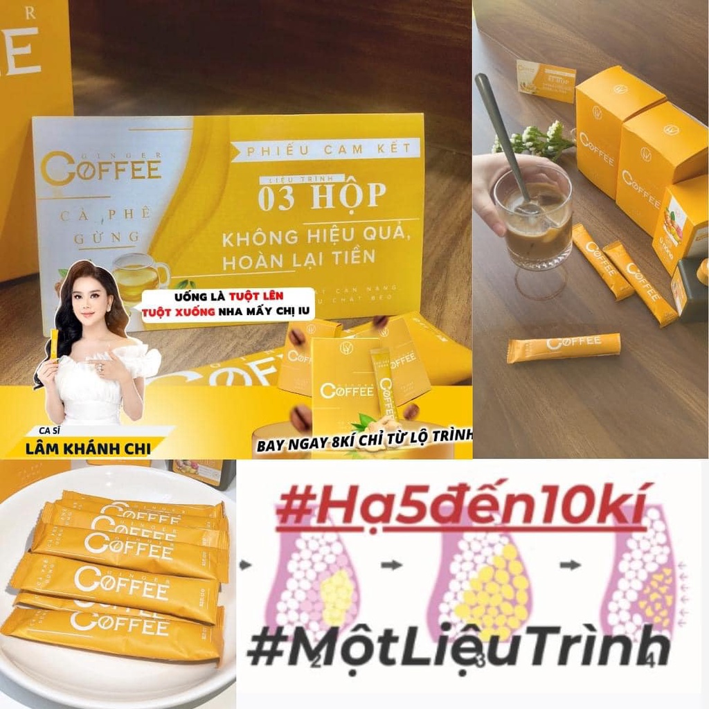 Cà Phê Gừng Giảm Cân - Ginger Coffee  - 1 Hộp 20 gói