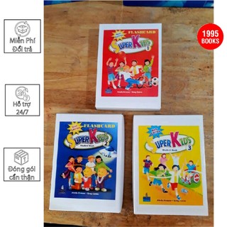 Thẻ học tiếng anh Superkids 1,2,3 + Flash card cho bé + 1995.Flashcard