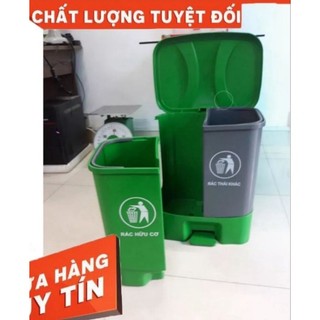 THÙNG RÁC /BẬT RÁC 2 NGĂN ( 8020 )