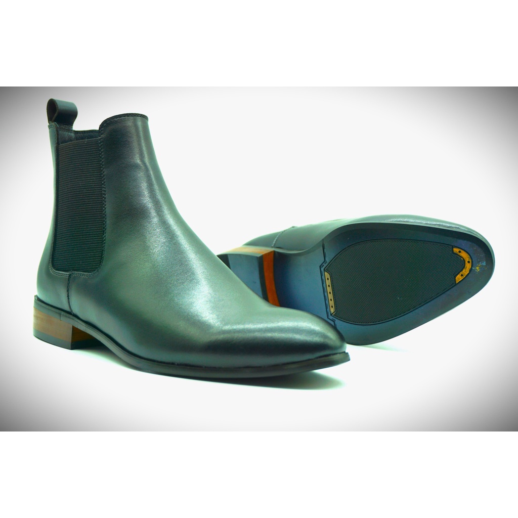 Chelsea boots đế gỗ cao cấp