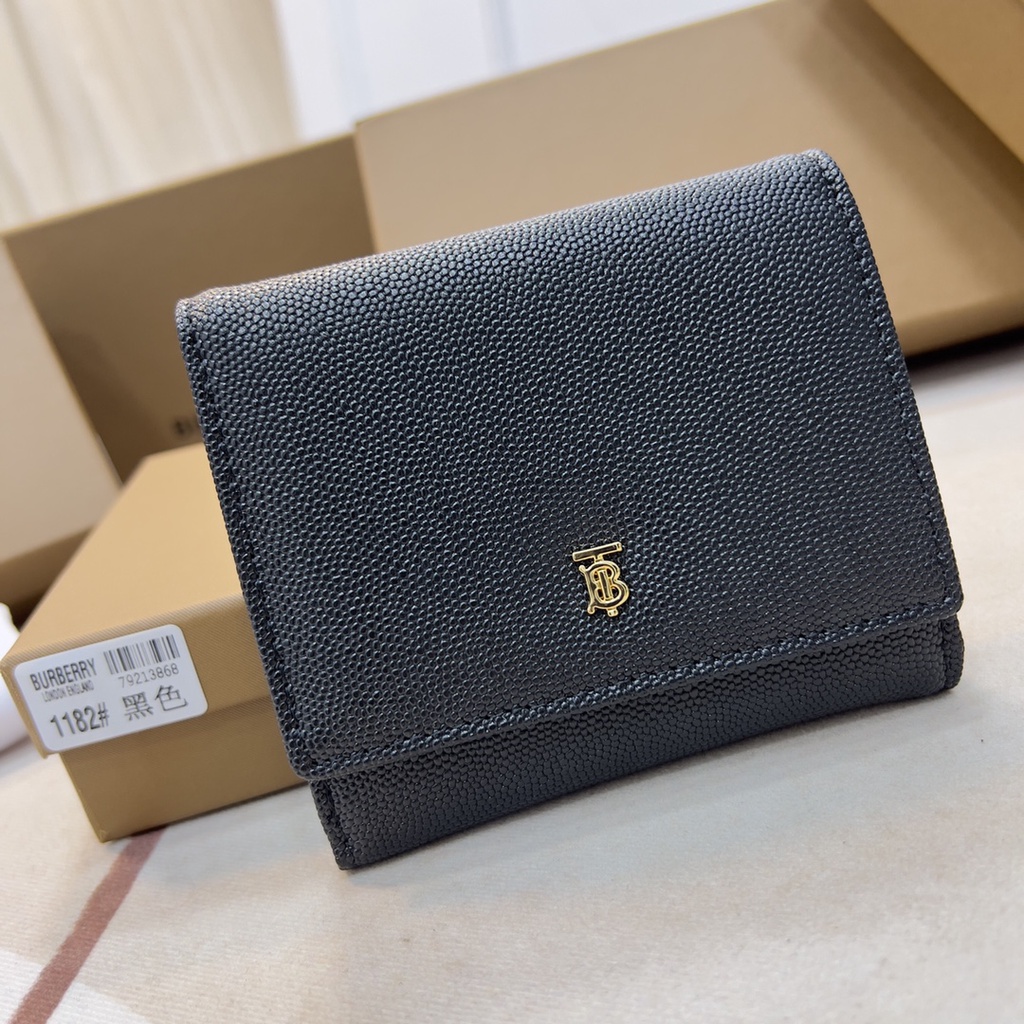 Ví Da Gập Burberry Đựng Tiền, Thẻ Cho Nam Và Nữ