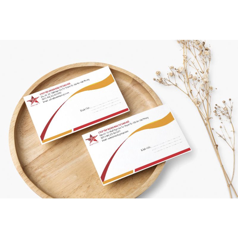 Combo 100 phong bì in tên công ty, phong bì theo yêu cầu, logo, thương hiệu của công ty - kích thước 12x22cm