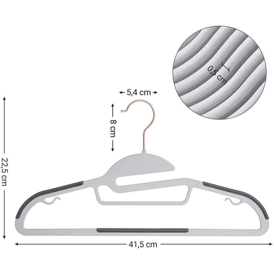 Set mắc treo quần áo - móc treo quần áo Songmics - 30 cái