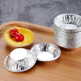 Set 100 chén bạc đế giấy bạc nướng bánh