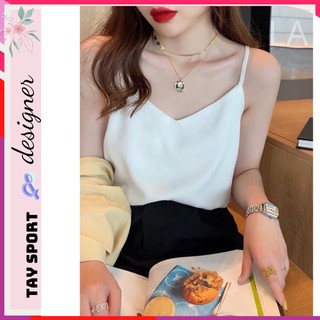 Áo 2 dây phối đồ cực đỉnh. Chất lụa cao cấp
