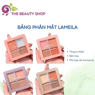 Phấn mắt 4 ô ánh nhũ lì siêu xinh lameila