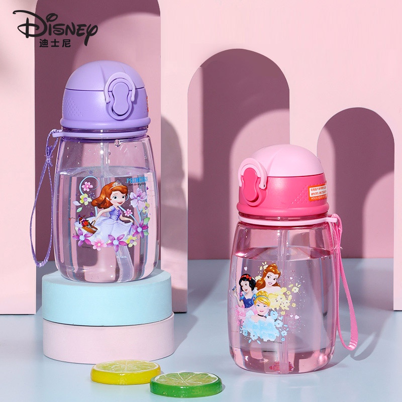 Bình nước Disney Spiderman/Captain America/Princess người nhện cho bé loại cao cấp