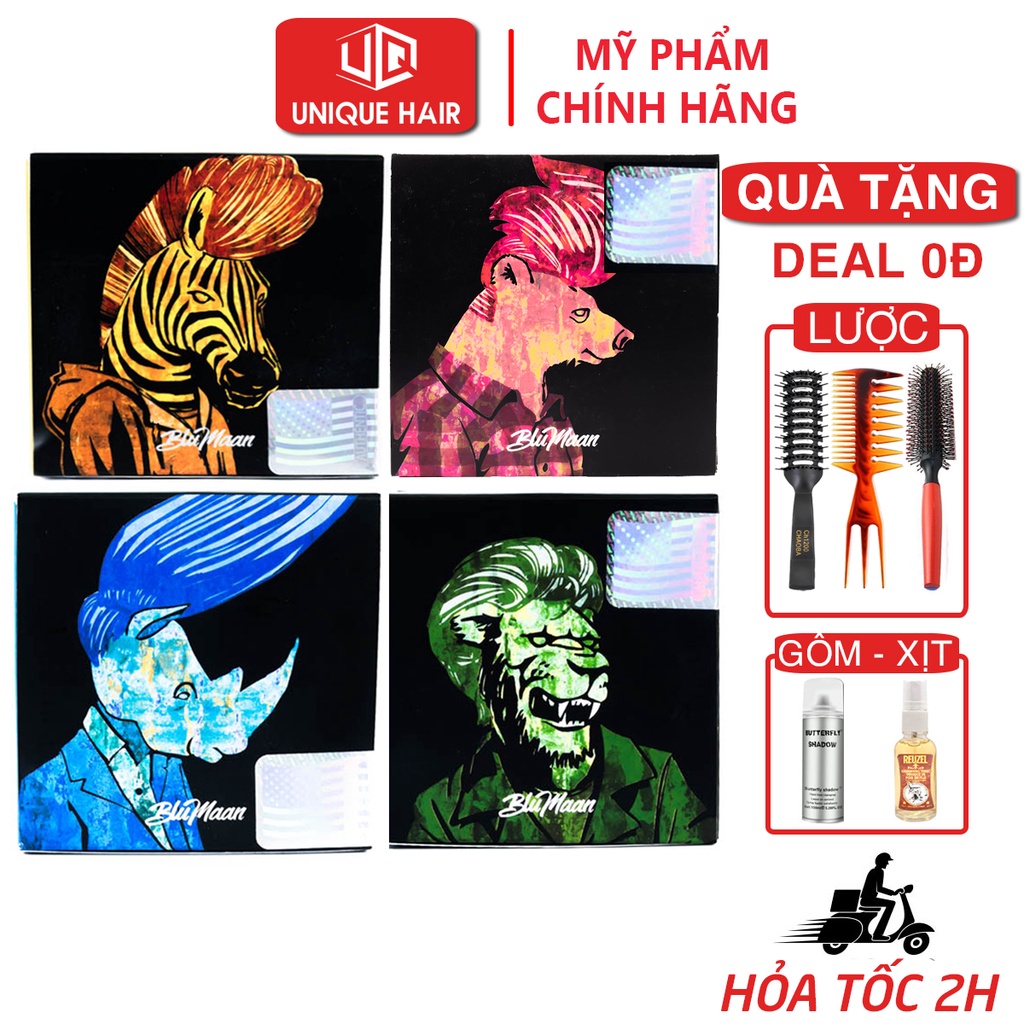 Sáp vuốt tóc Blumaan Cavalier Clay , Monarch Matte Paste , Hybrid Cream , Styling Meraki - New 2023