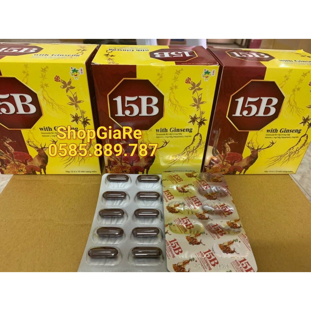 Vitamin 18B With Ginseng,6B, 8B, 9B, 10B, 12B, 15B 18B, 20B hỗ trợ ăn ngon miệng, bồi bổ cơ thể nâng cao thể lực trí lực