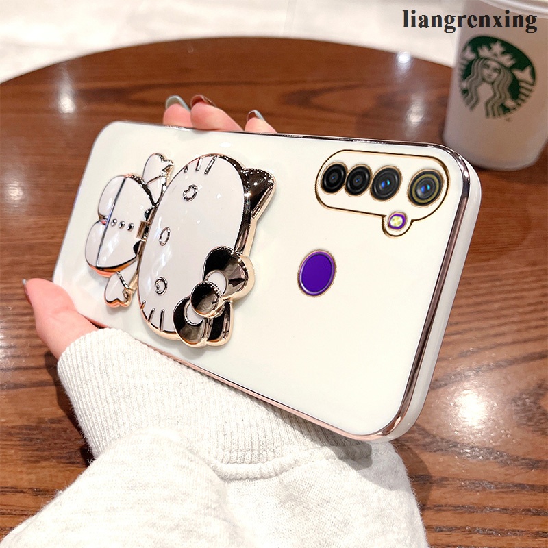 Ốp lưng  realme 5 realme c3 realme 5i realme 6i realme 5 pro Ốp Điện Thoại Silicon Mềm Chống Sốc Mạ Điện DDKTM01 Cho realme 5 realme c3 realme 5i realme 6i realme 5 pro viền vuông cute