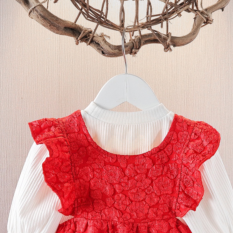 Đầm Thời Trang Năm Mới Xinh Xắn Dành Cho Bé Gái 0-4 Tuổi