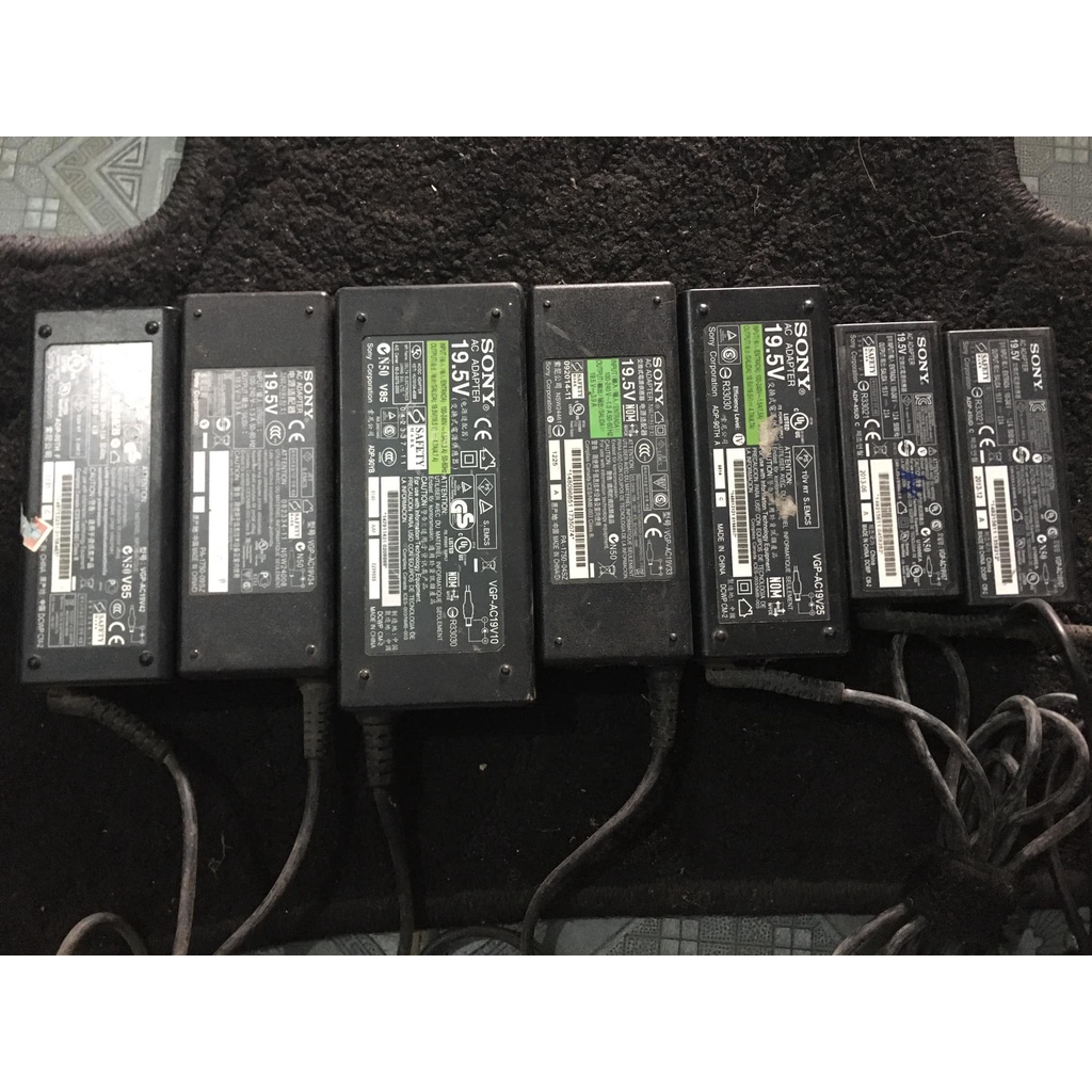 Sạc Cho Laptop Sony Vaio 19.5v-3.9A - 19.5V-2.3A cũ bóc máy chính hãng