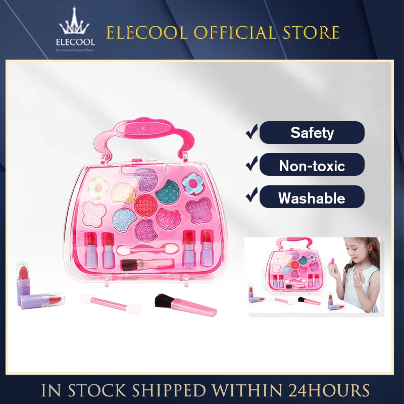 Hàng Có Sẵn Đồ Chơi Trang Điểm Cho Trẻ Em Hộp Cầm Tay Túi Xách Bé Gái Bộ Đồ Chơi Mỹ Phẩm Trang Điểm Công Chúa Bé Gái