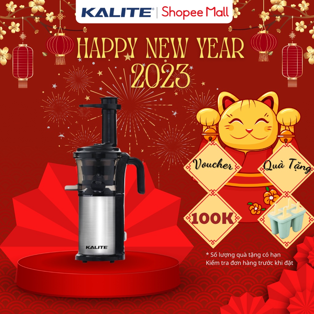 Máy ép chậm Kalite KL 531 ép trái cây kiệt bã 200ml, công suất 200W chính hãng