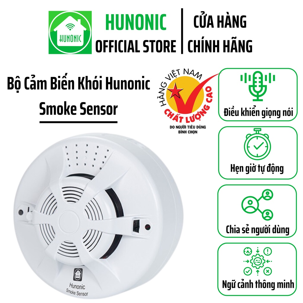 Bộ Cảm Biến Khói Hunonic Smoke Sensor