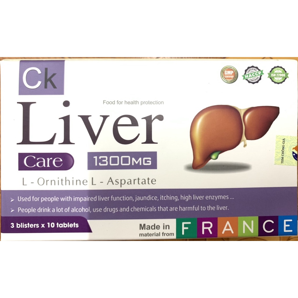Bổ gan CK Liver Care hộp 30 viên