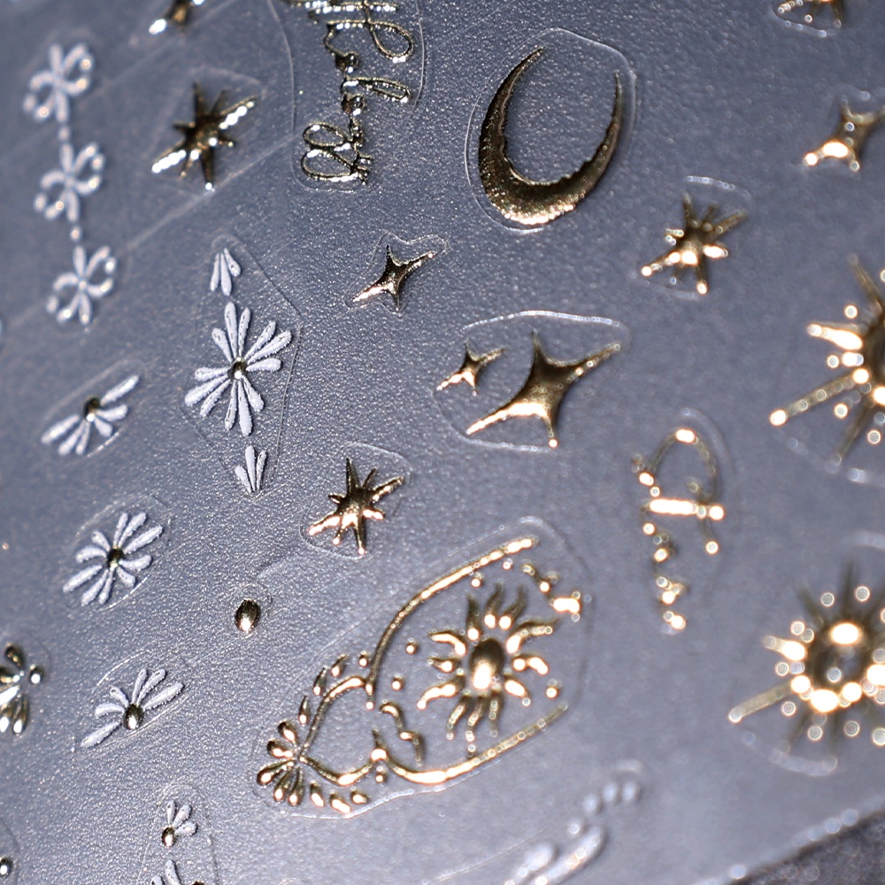 1 Miếng Dán Trang Trí Móng Tay 3D Chất Lượng Cao