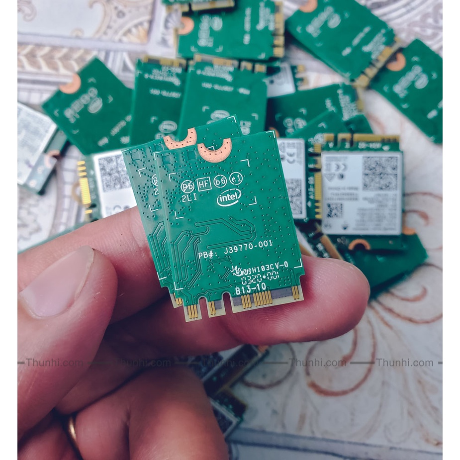 Wifi Card 2 bằng tần 2.4GHz/ 5GHz AC Intel 9260NGW speed 1730Mbps, card Bluetooth 5.1