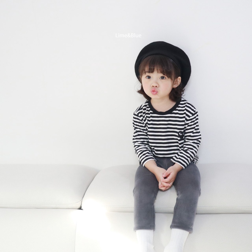 Lime&Blue Legging lót lông cho bé Hàn Quốc