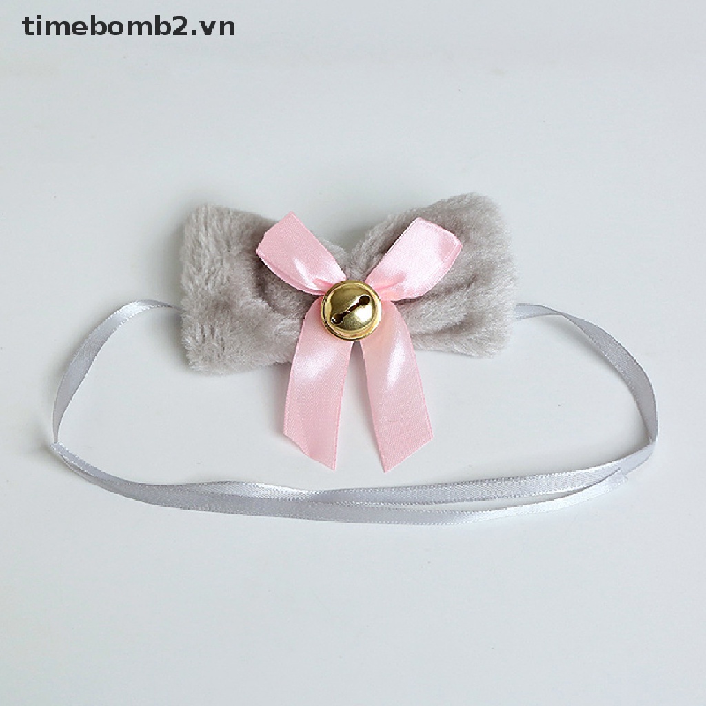 Bộ Vòng Đeo Cổ + Vòng Tay + Băng Đô Tai Mèo + Nơ Ren Hóa Trang Lolita Thời Trang Mới {NEW} Lolita Cho Bé Gái