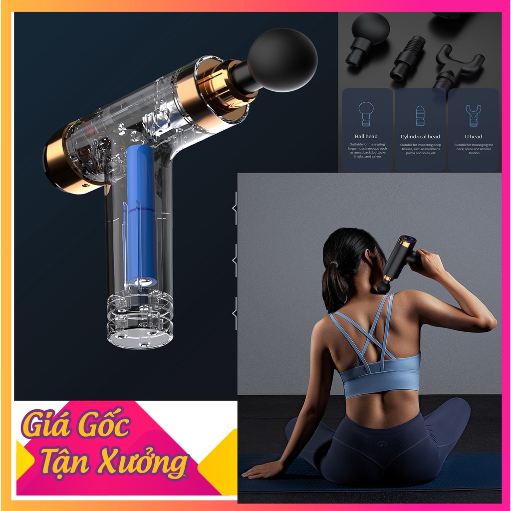 Máy massage cầm tay - MÁY MASAGE TOÀN THÂN - MÁY MASSAGE - MÁY MÁT SA -CẢM BIẾN , NHIỀU CHẾ ĐỘ ĐIỀU CHỈNH