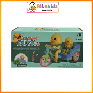 Đồ chơi trẻ em Vịt đạp xe phát nhạc