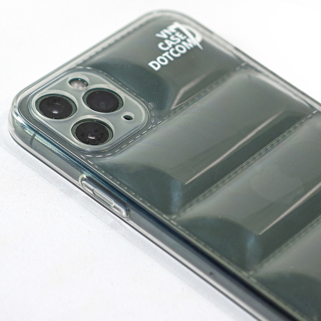 Ốp lưng phao VNCASE nhựa trong suốt 2 phiên bản màu dành cho iPhone 7 đến 14 ProMax