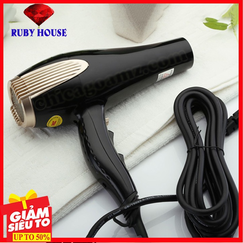 Máy sấy tóc PL công suất lớn 6000W, máy sấy tóc chuyên nghiệp sấy nhanh, sấy khoẻ - Tặng đầu sấy cụp
