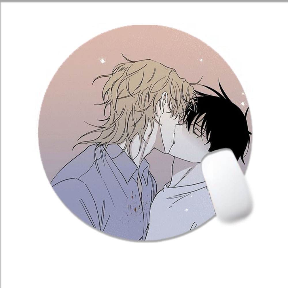Miếng lót chuột IN HÌNH LOW TIDE IN TWILIGHT Đêm bên làn nước manhua BL anime chibi tiện lợi xinh xắn