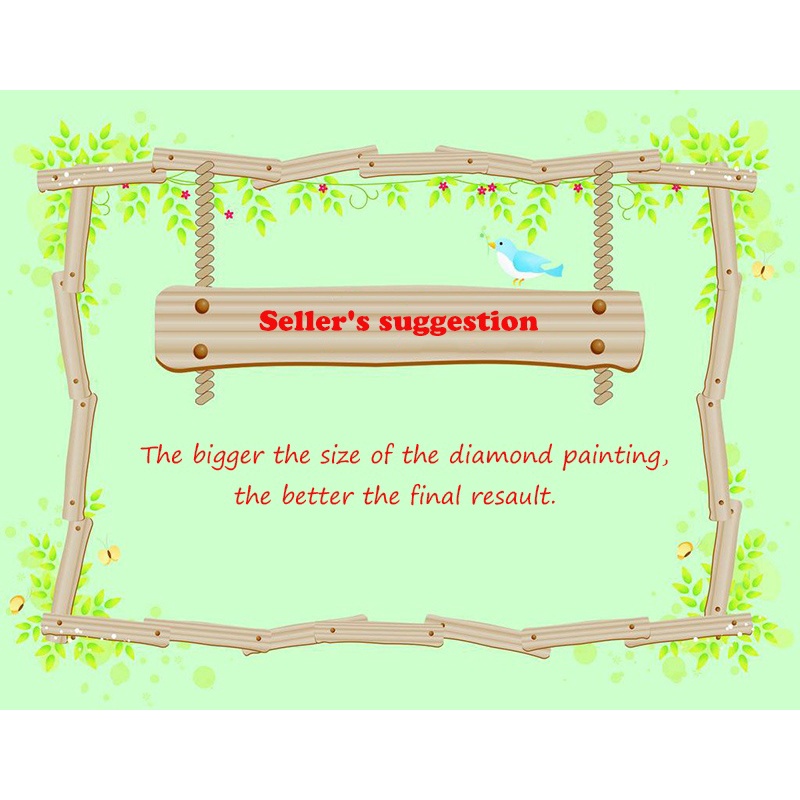 Bộ Tranh Đính Đá 5D Họa Tiết Chú Chim Và Hoa Độc Đáo DIY Dùng Trang Trí Nhà Cửa