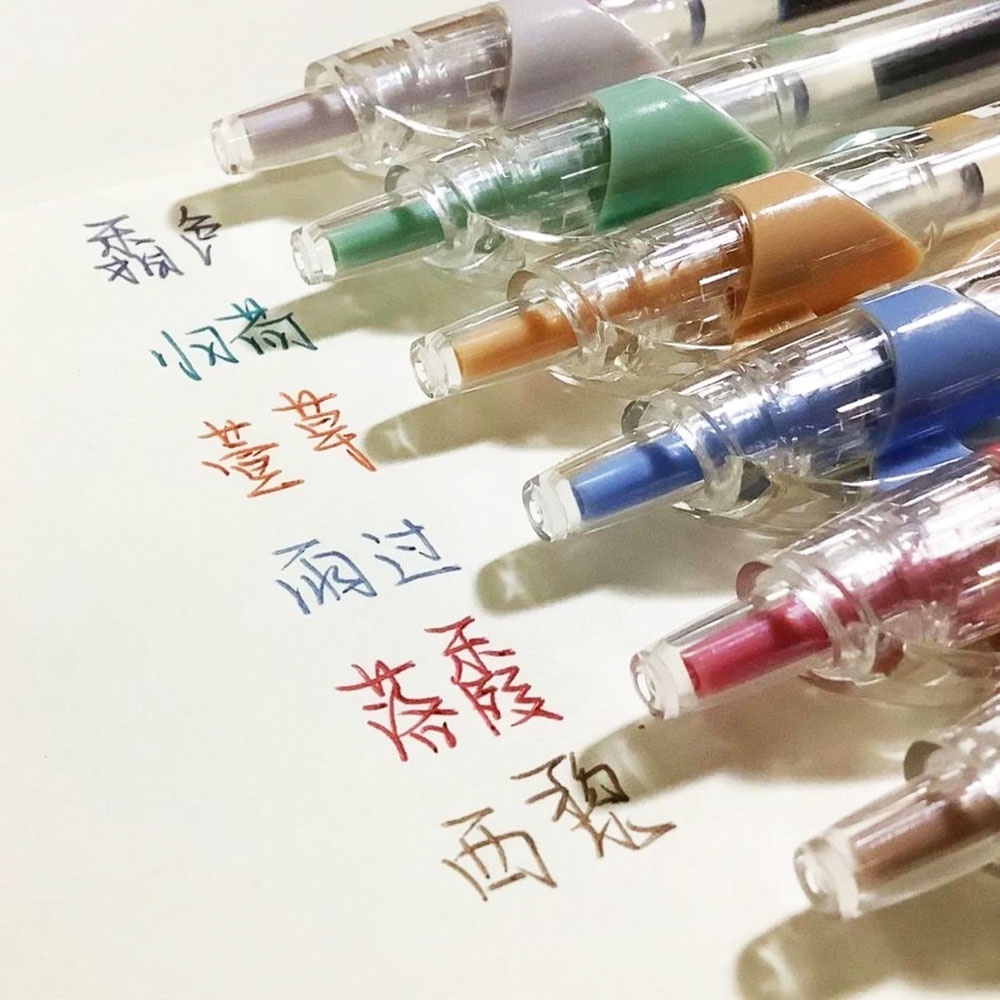 Bút Mực Gel Ngòi 0.5mm 6 Màu Sắc Xinh Xắn