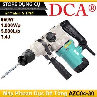 960w máy khoan đục bê tông 30mm dca azc04-30