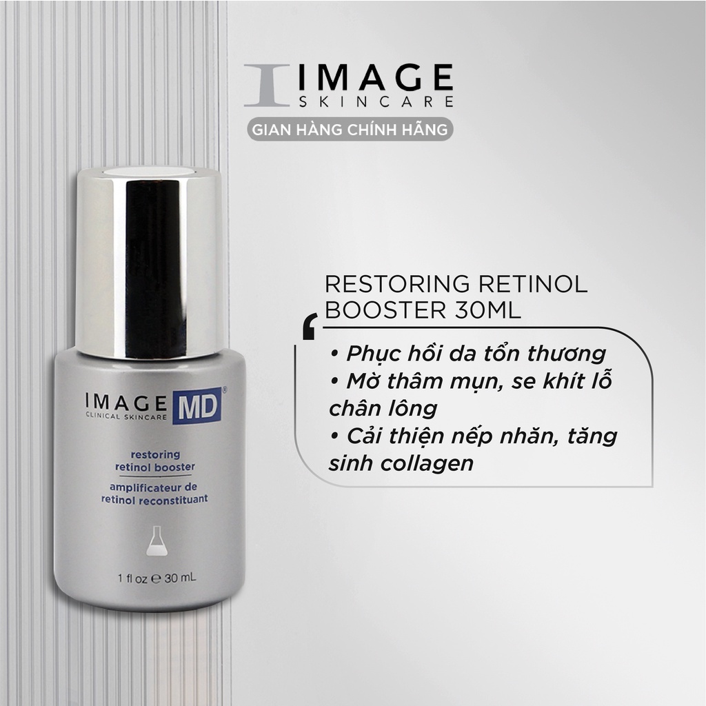 Tinh chất trẻ hóa da và mờ sẹo thâm Image Skincare MD Restoring Retinol Booster 30ml